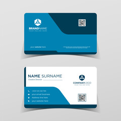 Modern Creative Design Business Card Template Illustration.