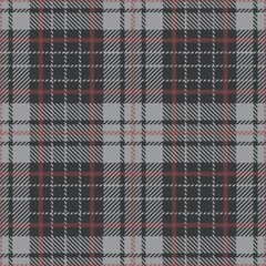 Tartan seamless pattern, grey and black can be used in fashion decoration design. Bedding, curtains, tablecloths
