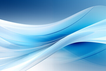 Fototapeta premium abstract blue wave background