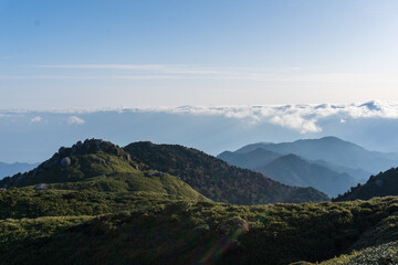 Trail between Nagatadake and Shin Takatsuka Hut in Yakushima