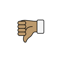 Finger icon stock vector illustration