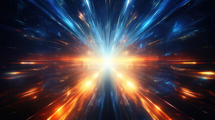 Naklejka premium Vortex blur abstract background. Generative Ai