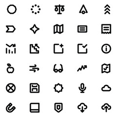Outline icons for Mixed 