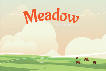 meadow in the afternoon