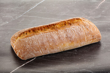 Italian ciabatta bread fresh and crust
