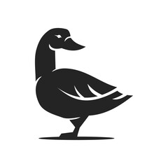 duck logo template Isolated. Brand Identity. Icon Abstract Vector graphic