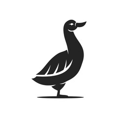 duck logo template Isolated. Brand Identity. Icon Abstract Vector graphic