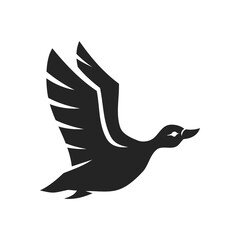 duck logo template Isolated. Brand Identity. Icon Abstract Vector graphic