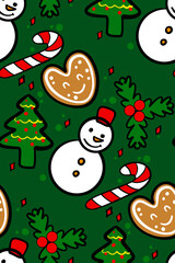 christmas seamless pattern