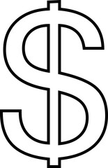 Dollar Sign Vector Icon