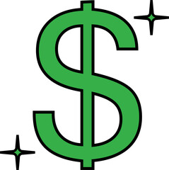 Dollar Sign Vector Icon