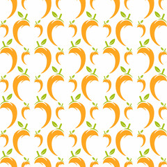 Mango seamless pattern trendy design creative vector background