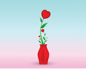 tulips in vase