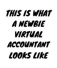 Obraz premium Newbie virtual ACCOUNTANT