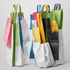 colorful paper bags