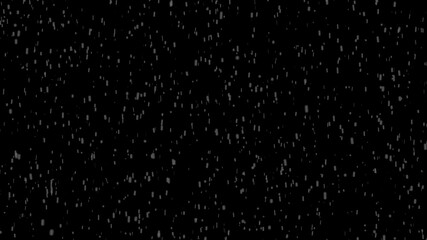 black background snowfall background for Christmas commercial uses, beautiful snowflake falling...