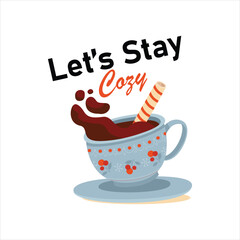 winter t shirt design illustration