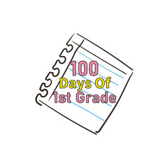 100 day of school t shirt design