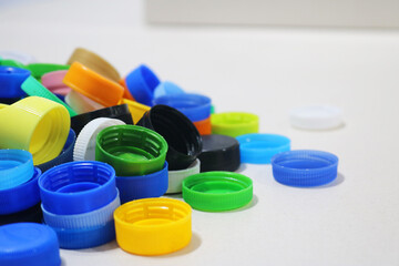 Plastic water bottle cap.