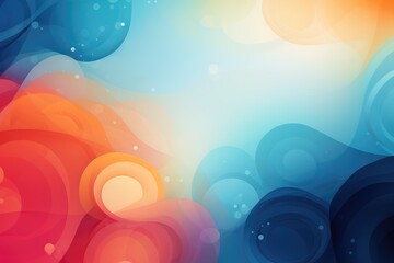 Abstract background with colorful bokeh.  Perfect for awareness days like happiness day or welness day. 