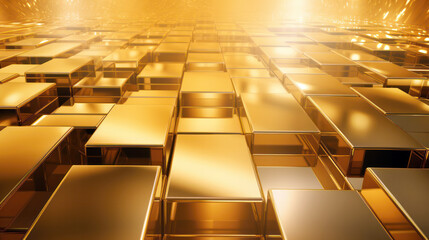 Obraz premium gold bars background