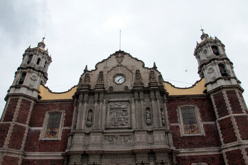 Fototapeta na wymiar The Church of the Immaculate Conception of the Immaculate Conception in Mexico City