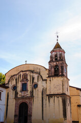 Fototapeta na wymiar Patzcuaro, Michoacan, Mexico. Church of the company.