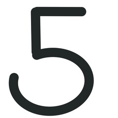 number four made of diamonds