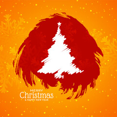 Merry Christmas festival celebration modern background design