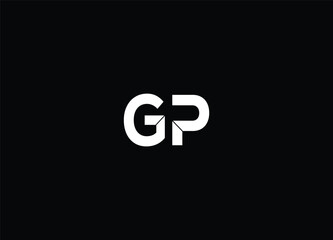 Creative Letters GP Logo Design Vector Template