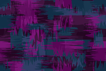 Full Seamless Abstract Brush Pattern Fabric Print. Texture Design for Women Dress Shawl Scarf and Linens. Endless Vector Design Background.