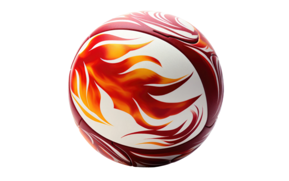 A Realistic Image Showcase of Netball on White or PNG Transparent Background