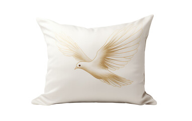 A Realistic Glimpse into the Peaceful Pillow for Serene Sleep on White or PNG Tarnsparent Background