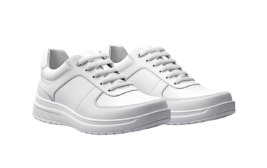A Detailed Rendering of Realistic Platform Shoes for the Modern Woman on White or PNG Tarnsparent Background