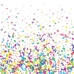 Concept of school background. Colorful childish