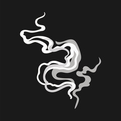 Obraz premium smell aroma vaporize cartoon. therapy humidifier, home care, diffuser device smell aroma vaporize sign. isolated symbol vector illustration