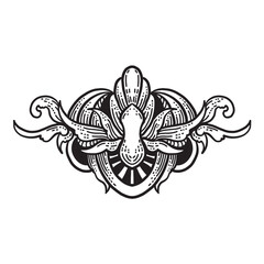 Fototapeta premium abstract floral ornament