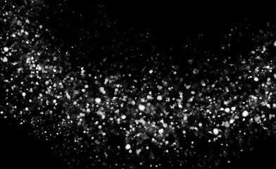 夜　スパンコール　雪　背景　幻想　自然美