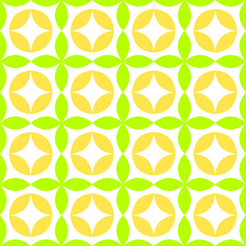 Seamless abstract pattern. Bright simple ornament. Print for fabric, packaging, decor. Vector illustration.
