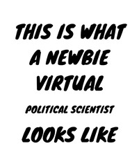 Fototapeta premium Newbie virtual political scientist