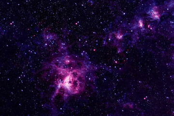 Bright cosmic nebula. Elements of this image furnished by NASA