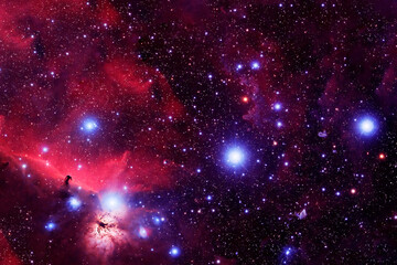 Fototapeta na wymiar Beautiful cosmic nebula. Elements of this image furnished by NASA