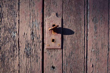 Porte garage en bois