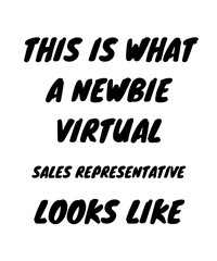 Newbie virtual sales representative