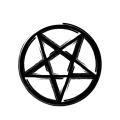 Obraz premium Pentagramm Symbol - Vektor