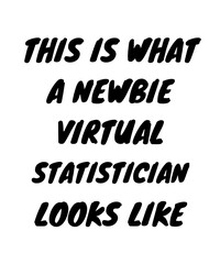 Fototapeta na wymiar Newbie virtual statistician