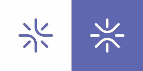 Abstract sun logo vector