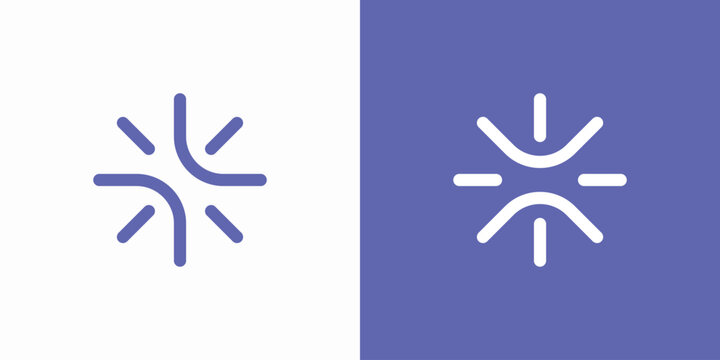 Abstract sun logo vector