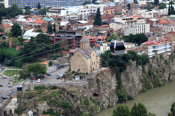 View of Tbilisi - the capital of Georgia