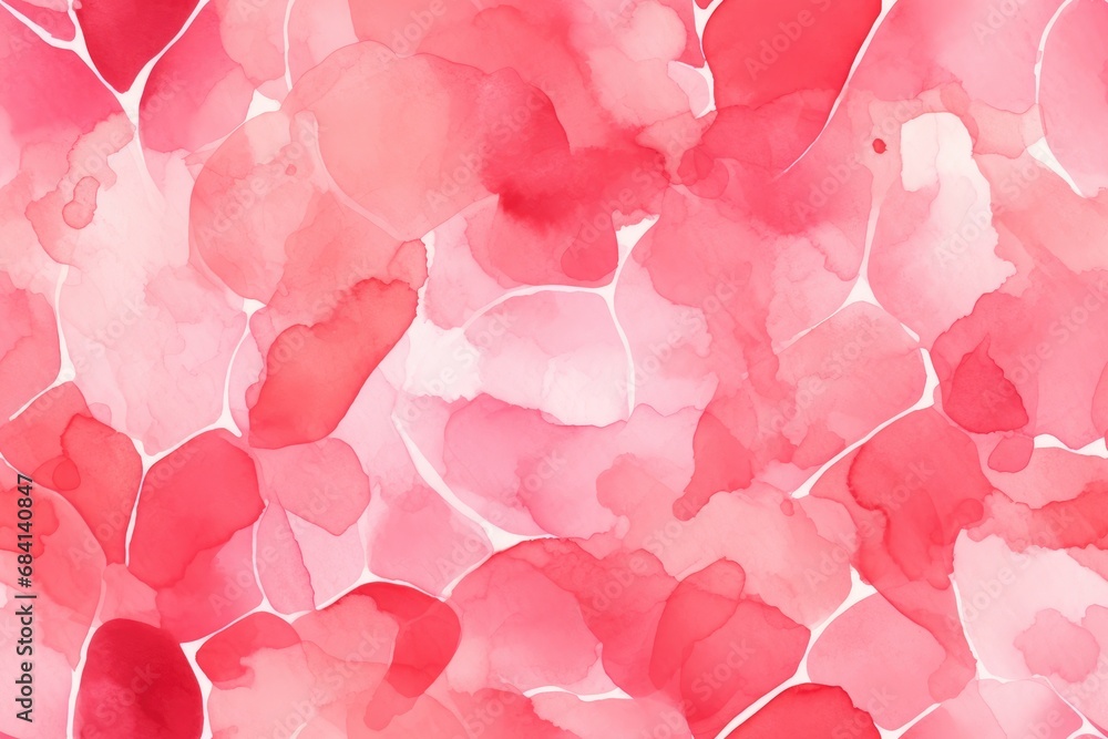 Poster red watercolor seamless pattern for background. red abstract grunge texture. generative ai